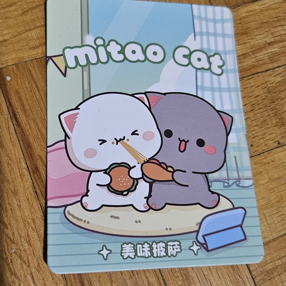 Dodowo Mitao Cat couple pizza figure - Picture 6 of 8